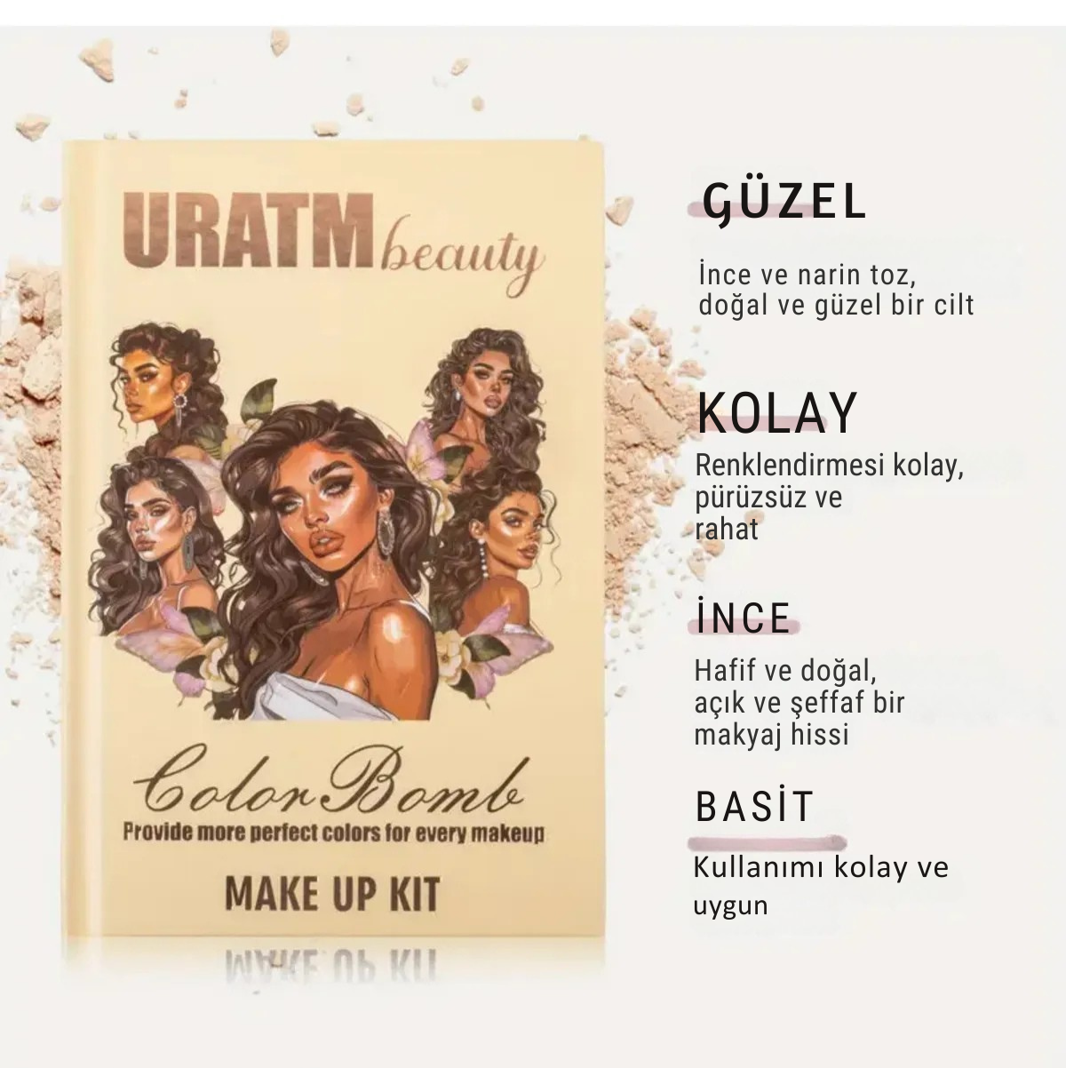 Kitap Model Makyaj Paleti