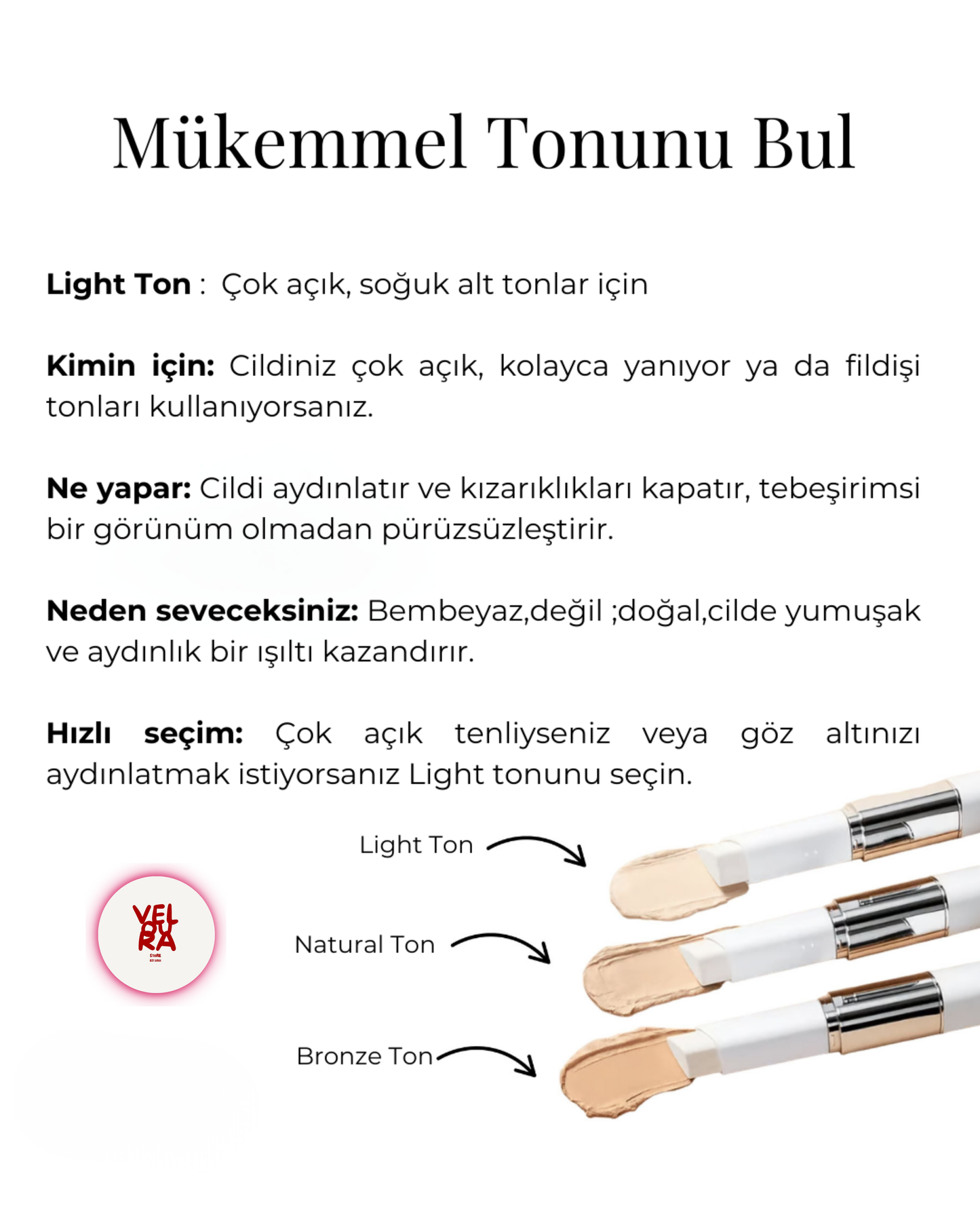 Cilt Tonuna Uyum Sağlayan Fondöten
