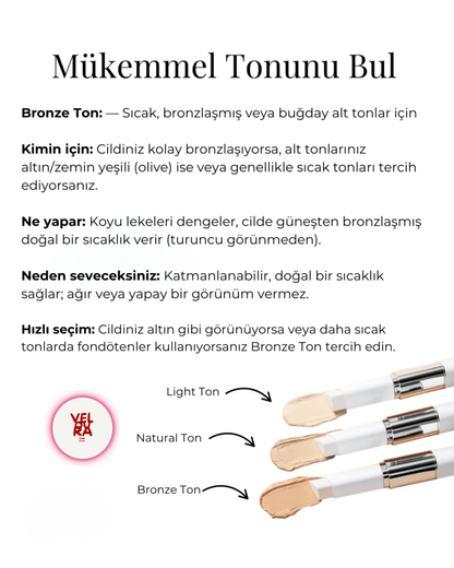 Cilt Tonuna Uyum Sağlayan Fondöten