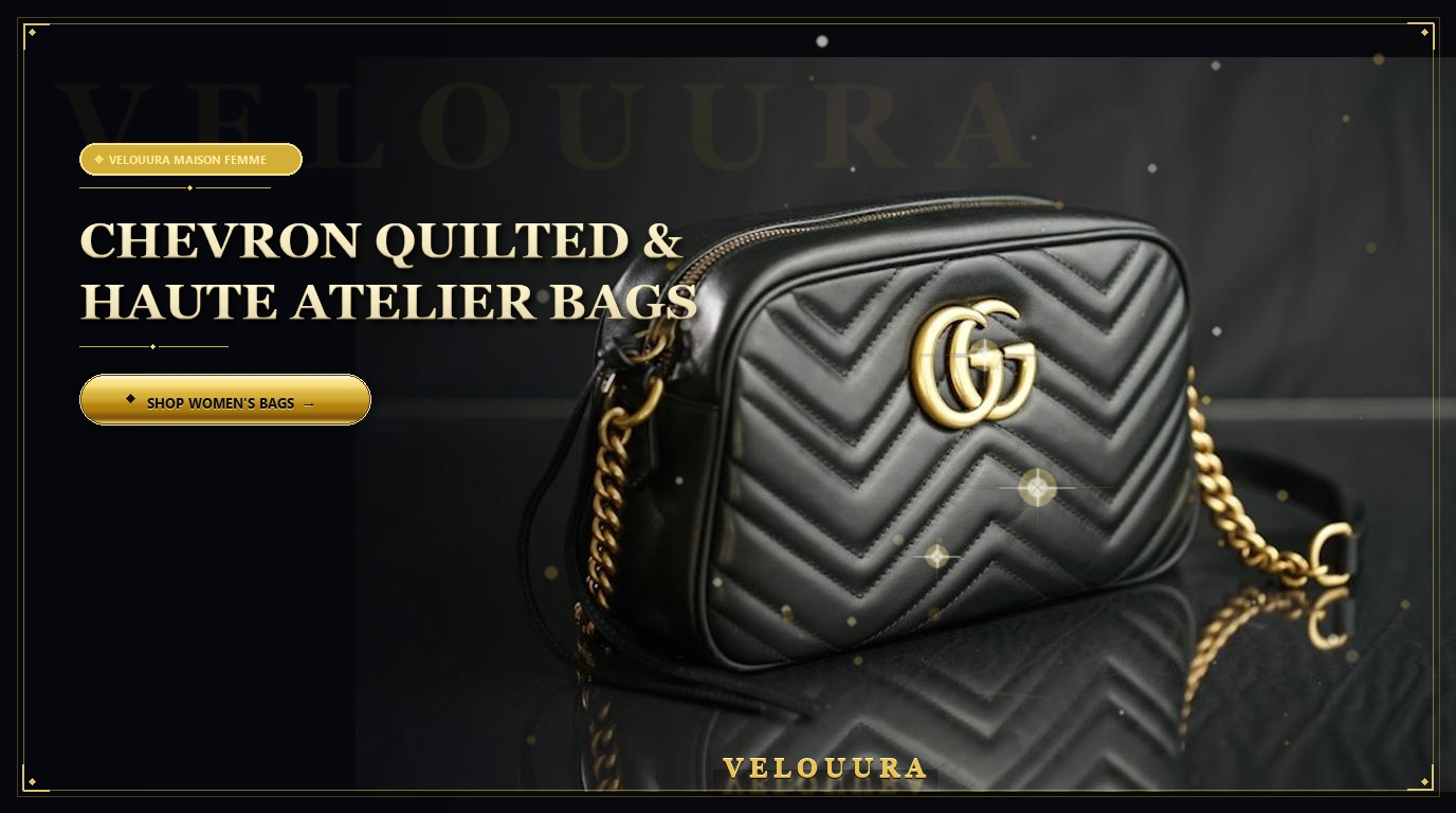 VELOUURA MAISON FEMME • CHIC QUILTED BAGS